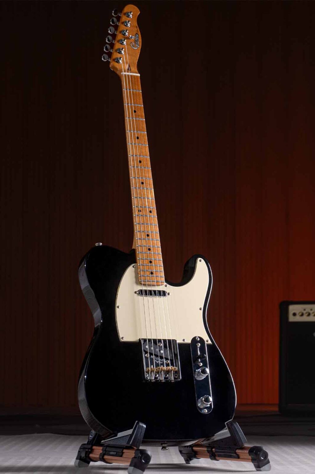 GTL 05 3 e1709645365442 <h1 class="lead">Unique Twang Sound at an Affordable Price</h1> <p class="lead">The Gusta Tele is the perfect guitar for those who love the vintage twang sound that is characteristic of the Tele design. Featuring a Canadian Roasted Maple neck, both the neck and fingerboard are made from the same premium wood. Gusta has upgraded the materials used in every part of the guitar, from the bone nut to the D’Addario EXL110 strings, and the Wilkinson WTB bridge. It also comes equipped with Gusta Tele Vintage Single Coil pickups, delivering that iconic vintage tone. For anyone looking for an affordable Tele with precise craftsmanship and exceptional quality, this guitar is definitely a must-have.</p>