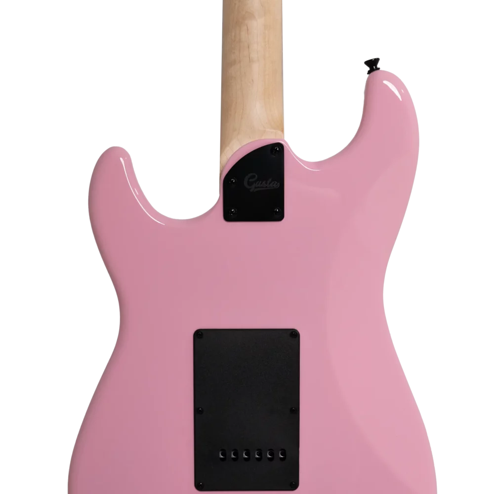 Gusta GST 01 LTD2024 PK back <p class="lead" data-sourcepos="3:1-3:200">Limited Edition electric guitar that stands out from the crowd with its cutting-edge design, vibrant colors, and powerful sound, delivering an exceptional playing experience.</p>