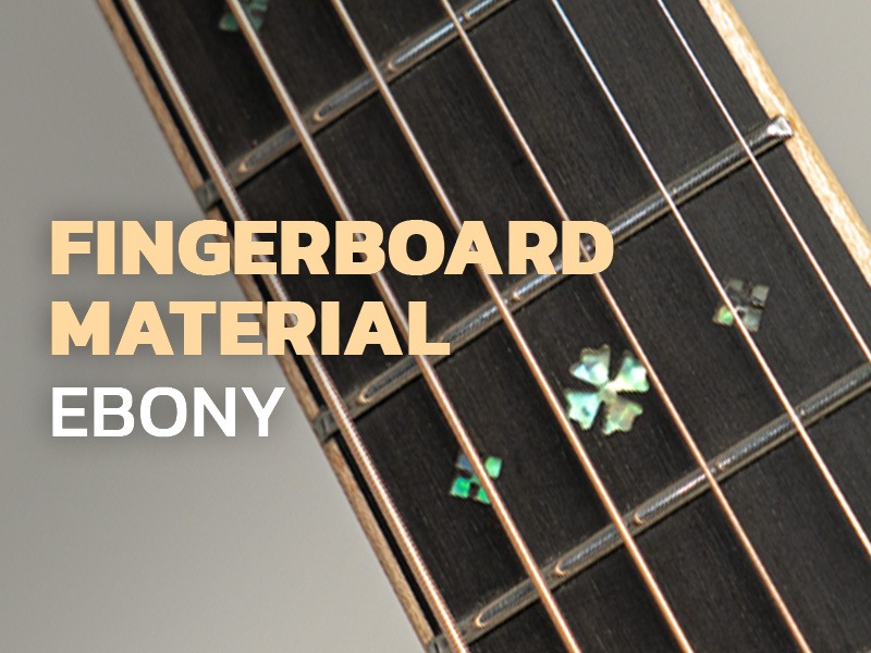 Gusta GDX5 fingerboard detail