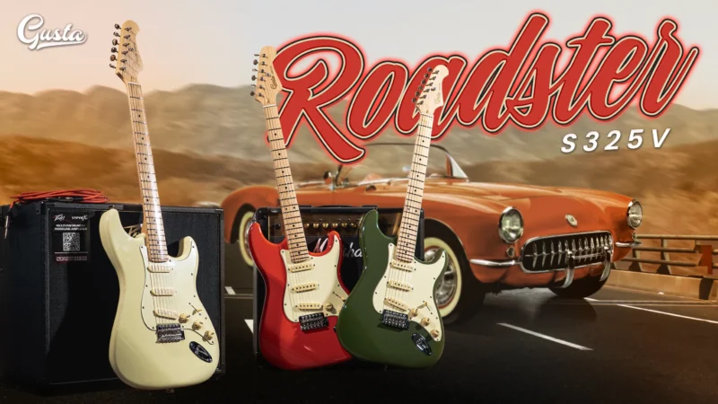 Gusta Roadster S325V Electric Guitar – A Perfect Blend of Vintage and Modern 3 gusta roadster s325v